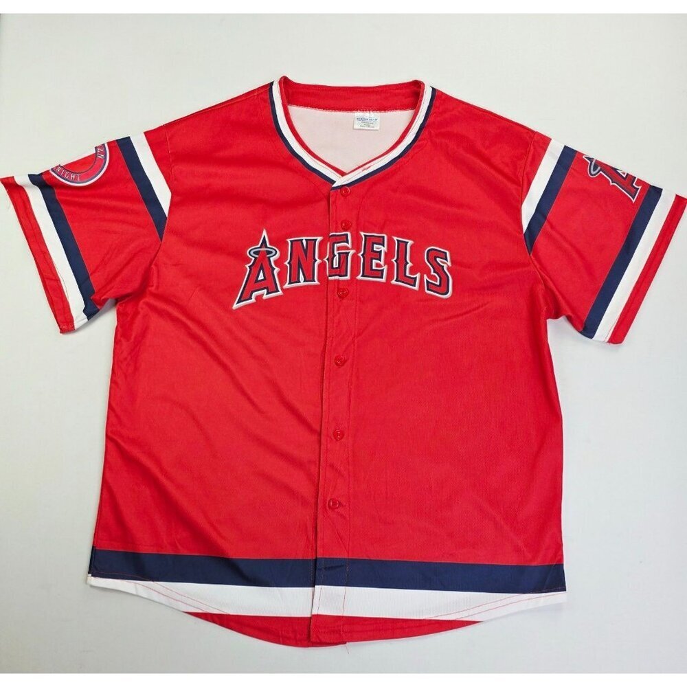Los Angeles Anaheim Angels Sixth Man XL Italian Heritage Night Baseball Jersey